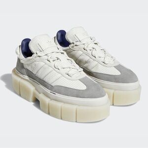 Adidas White and Gray Chunky Sneakers